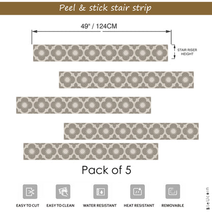 Sakura Ash Peel & Stick Stair Strip