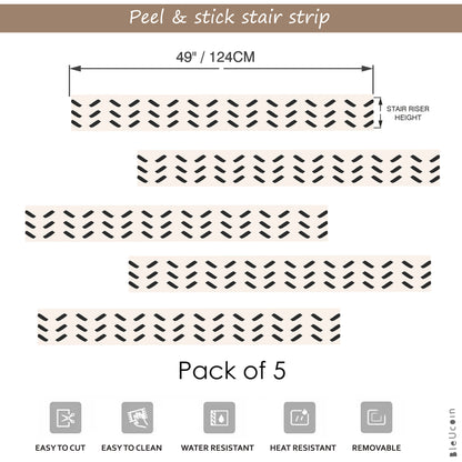 Brussles Peel & Stick Stair Strip