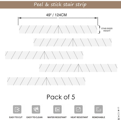 Monaco Peel & Stick Stair Strip
