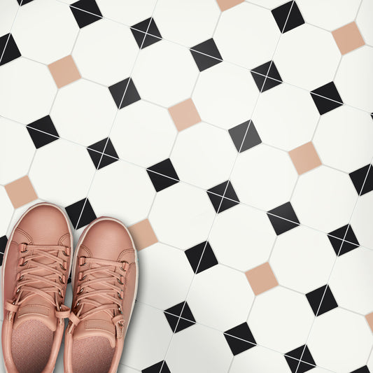 Warsaw Peach Peel & Stick Anti Slip Flooring