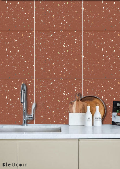 Terrazzo Terracotta  Peel & Stick Tile
