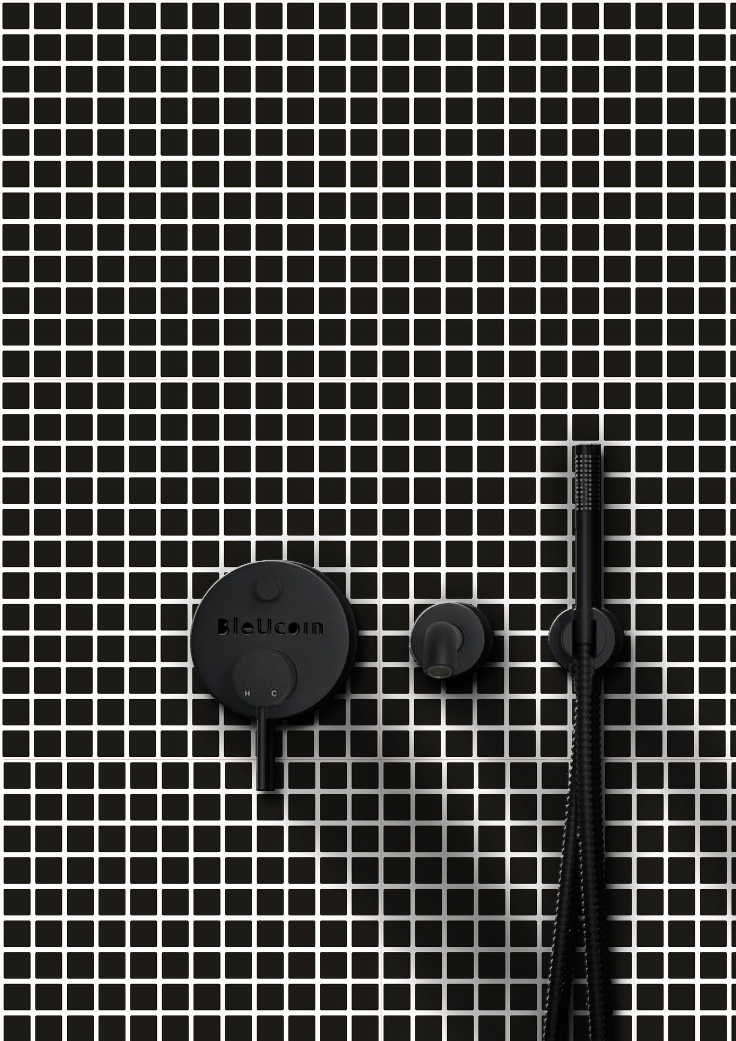 Dax Black  Peel & Stick Tile