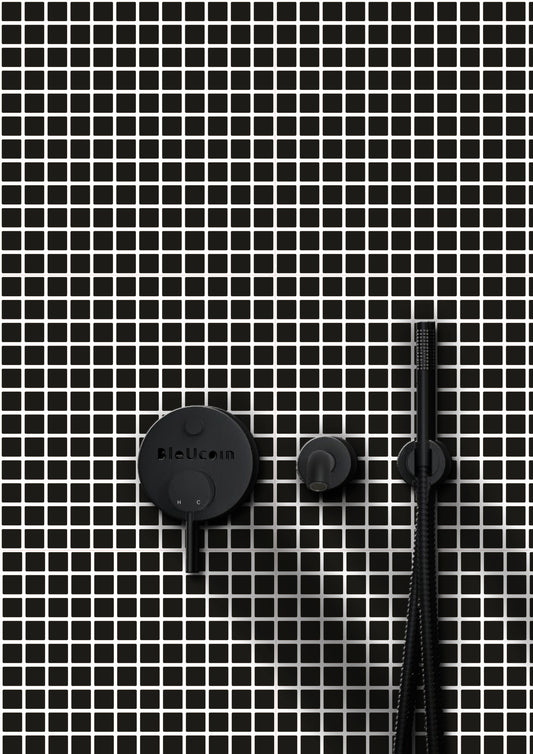 Dax Black  Peel & Stick Tile