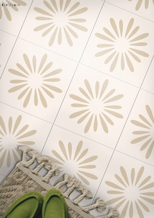Pithora Beige Peel & Stick Anti Slip Flooring