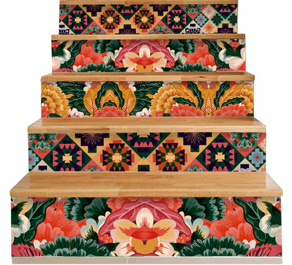 Tropical Peel & Stick Stair Strip