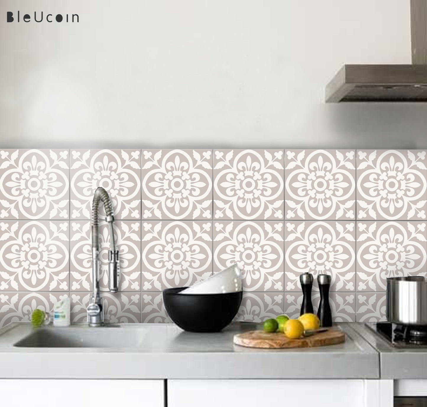Encaustic Sandcastle  Peel & Stick Tile
