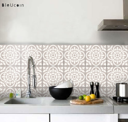 Encaustic Sandcastle  Peel & Stick Tile