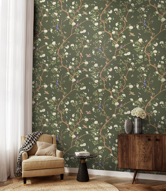 Chinoiserie Peel & Stick Wallpaper